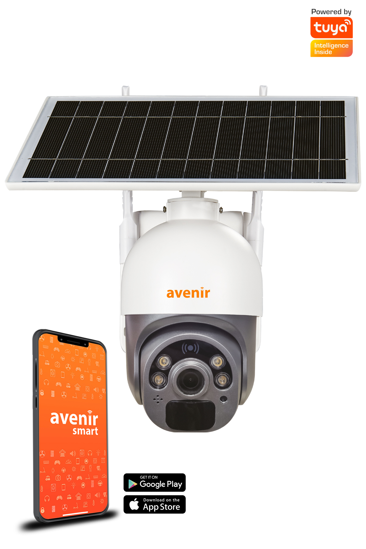 AVENİR AV-S230 2 Mp Solar Panelli Wifi Ptz Speed Dome Güvenlik Kamerası